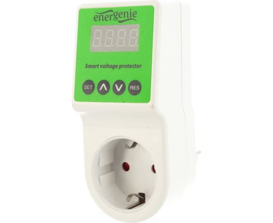 Реле напряжения Energenie с дисплеем 16A, белое EHB8-2 – изображение 3