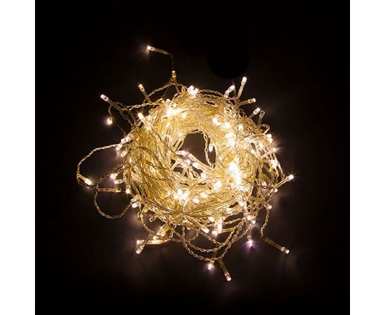 Гирлянда-дождь FERON CL24, 480LED, 2700К белый теплый, статичная, 3х3м+3м, IP44, 41626 – изображение 3