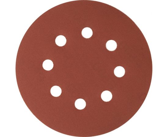 Круг абразивный перфорированный на ворсовой подложке под липучку 5 шт, 125 мм, P500 СИБРТЕХ 738157 – изображение 3