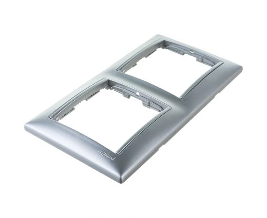 Рамка Legrand Valena 2 поста горизонтальный монтаж алюминий Leg 770152 – изображение 3