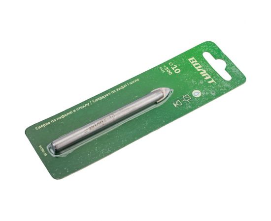 Сверло по кафелю и стеклу твердосплавное копьевидное 10x100 мм ВОЛАТ 81200-10 – изображение 3