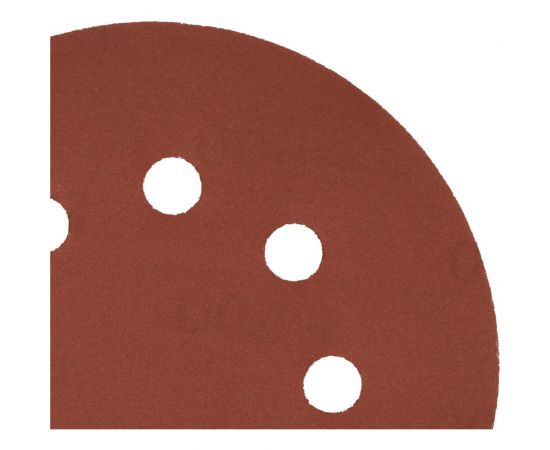 Круг абразивный перфорированный на ворсовой подложке под липучку 5 шт, 125 мм, P500 СИБРТЕХ 738157 – изображение 4