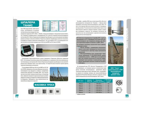 Металлополимерный трос Танис ПРШ-2.5 катушка, 300 м 2000000001005 – изображение 4