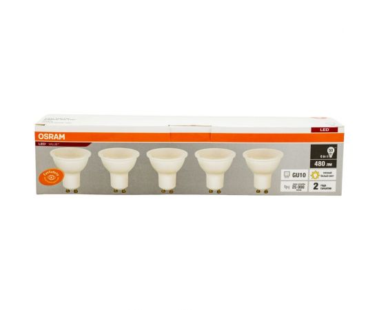 Светодиодная лампа Osram LVPAR1650 6SW/830 230V GU10 2X5 4058075584891 – изображение 4