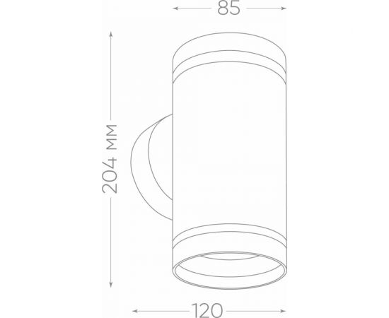 Садово-парковый светильник FERON DH1002, 2хGX53, 230V, черный, 11709 – изображение 5