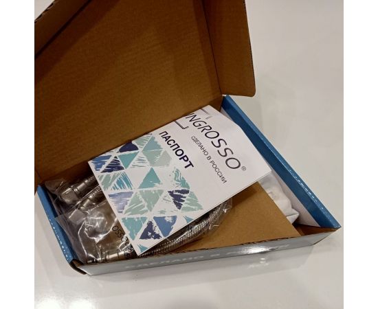 Смеситель для раковины (мойки) INGROSSO усак16 см, картридж 35 мм, гайка 455-214-2 – изображение 8