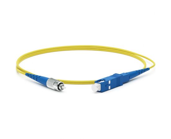 Патч-корд Hyperline FC-S2-9-FC/UR-SC/UR-H-2M-LSZH-YL волоконно-оптический (шнур) SM 9/125 245904 