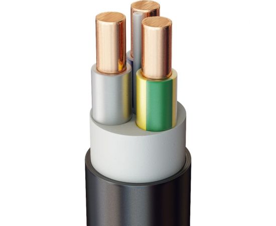 Кабель ввг-нг(a) -ls 3x4ок(n,pe)-0,66 (бухта 50м) Угличкабель PLLS1030400140000000-05 