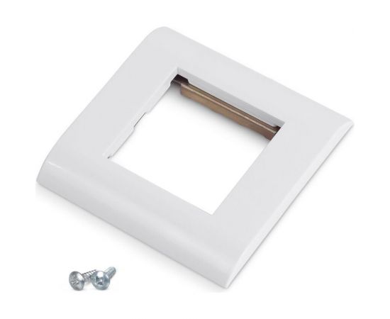 Лицевая панель Cabeus 80x80мм для модулей 45x45 (Mosaic) FF-80x80 