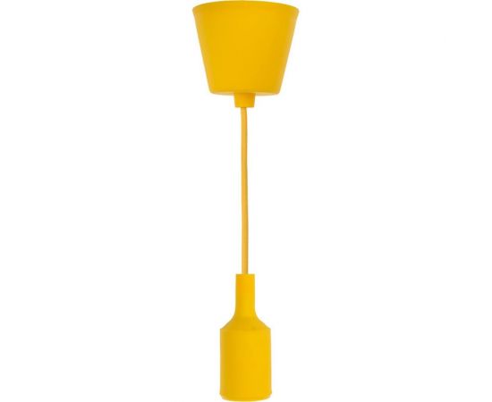 Патрон REXANT E27 силиконовый со шнуром 1 м желтый 11-8889 