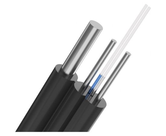 Внешний оптический кабель Netlink NL-OK-FTTH-2A-M2 (2 волокна с проволокой) УТ000002943 