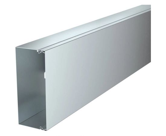 Металлический кабель-канал OBO Bettermann LKM 60x150x2000 мм, толщина 0,8 мм сталь оцинкованная (короб с крышкой) 6247148 