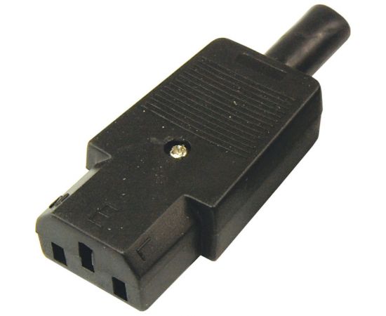 Сетевое кабельное гнездо REXANT 3 pin 10А 25 шт 11-0004 