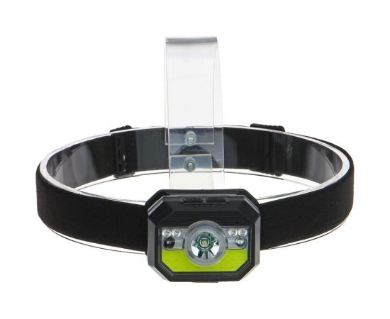 Фонарь на голову Ермак сенсорный, XPE COB LED, 11 режимов, 1000мАч 221-072 