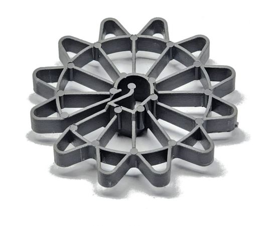 Фиксатор строительной арматуры звездочка фз-35 100 шт, 35 мм, пластик КХЭМ FZ-35 