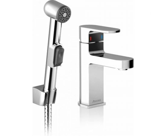 Смеситель для умывальника RAVAK с гигиеническим душем CR 112.00 X070092 00000048010 