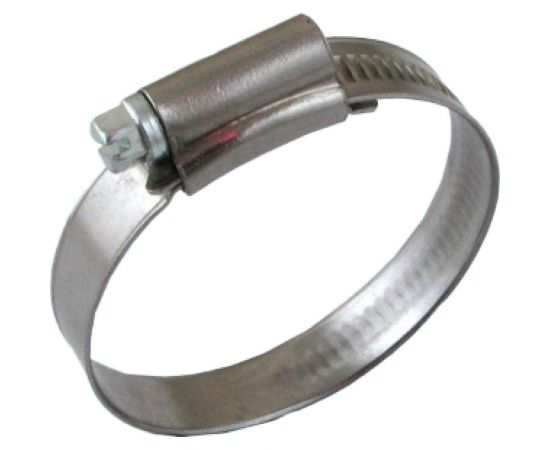 Червячный хомут CNIC 25-38/12.7 мм, W4 нержавеющая сталь, усиленный BS5315 67-2D2538 52568 