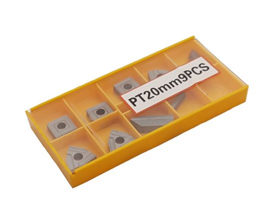 Комплект сменных пластин для резцов 20х20 мм, 9 шт ТЕХНОРЕАЛ МА400019020 