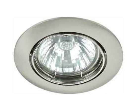 Встраиваемый спот POWERLIGHT GU5,3x50W поворотный мат.хром, алюм.литье 6028/1-4SCH 