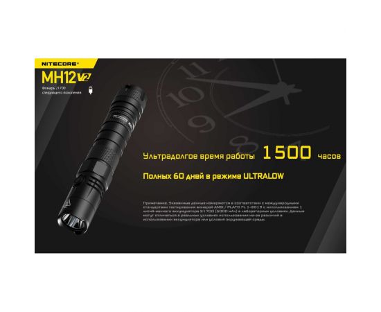 Повседневный фонарь Nitecore EDC MH12V2 CREE XP-L2 V6 LED 19434 – изображение 11