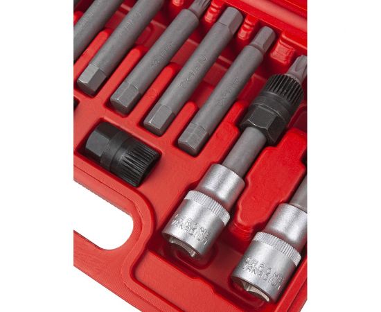 Набор инструмента для снятия/установки шкивов генераторов 13 предметов AV Steel, AV-920020 – изображение 2