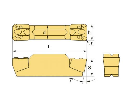 Пластина отрезная по нержавеющей стали MGMN200 10 шт HARDSTONE 4603390580402 – изображение 2