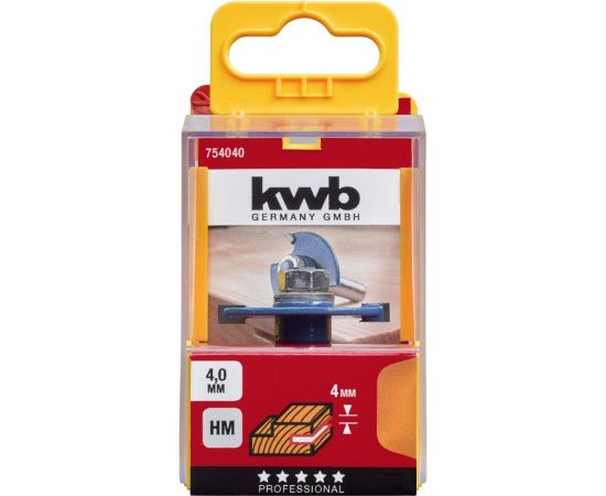 Фреза пазовая дисковая HM 4 мм KWB 754040 – изображение 2