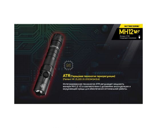 Повседневный фонарь Nitecore EDC MH12V2 CREE XP-L2 V6 LED 19434 – изображение 22