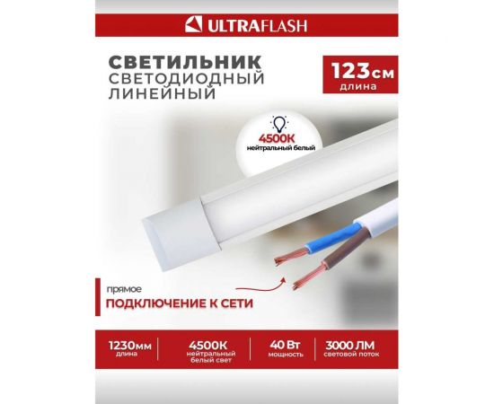 Светодиодный светильник Ultraflash LWL-5028-02 14108 – изображение 3