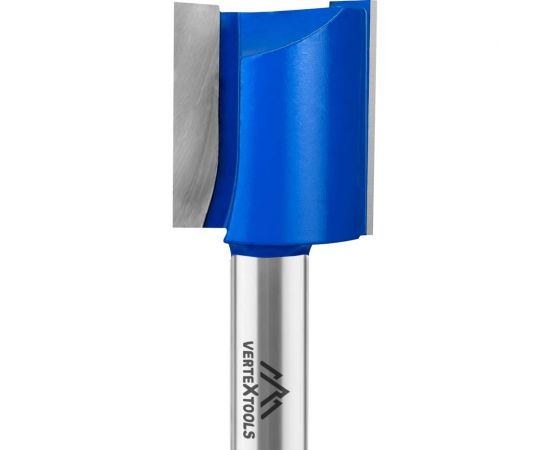 Фреза пазовая прямая с двойным лезвием, хвостовик 12 мм, d-32 мм, h-35 мм, l-67 мм vertextools 3501-123532 – изображение 3