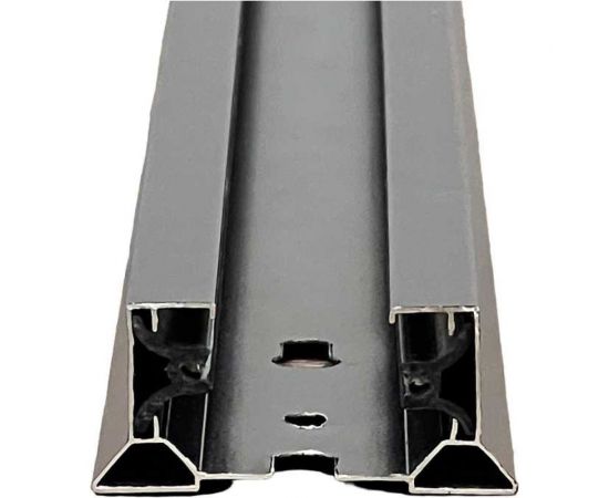 Трапециевидный однофазный шинопровод truEnergy алюминиевый, 2 метра, черный 25007 – изображение 4