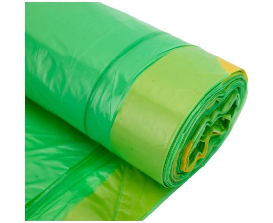 Пакеты биоразлагаемые салатовые с завязками для мусора 15 шт, 35 л, 14 мкм MASTER FRESH 218372 – изображение 4