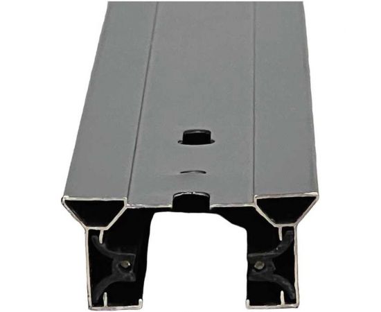 Трапециевидный однофазный шинопровод truEnergy алюминиевый, 2 метра, черный 25007 – изображение 5