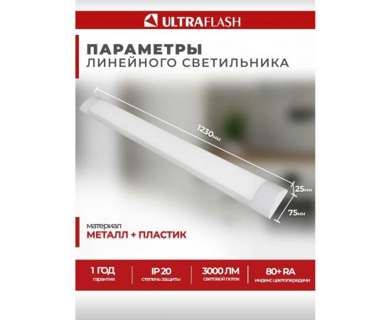 Светодиодный светильник Ultraflash LWL-5028-02 14108 – изображение 5