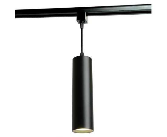 Трековый однофазный светильник на шинопровод FERON al196 на подвесе, под лампу gu10, черный, 48557 – изображение 5