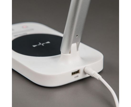 Светильник Citilux Ньютон, белый, серебро, USB+Qi CL803051 – изображение 7