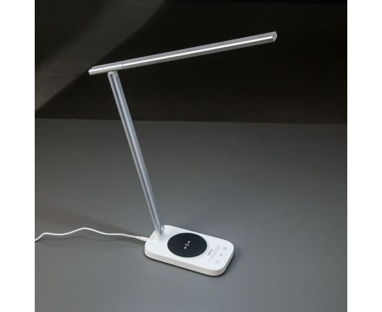 Светильник Citilux Ньютон, белый, серебро, USB+Qi CL803051 – изображение 8