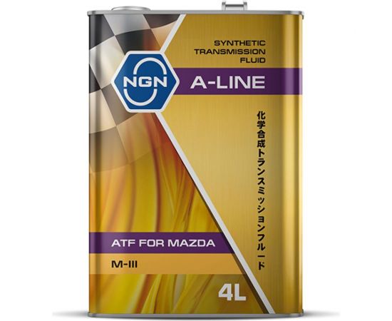 Трансмиссионное масло NGN A-LINE ATF M-III синтетическое, 4л V182575196 