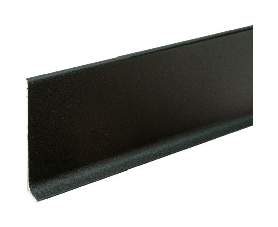 Плинтус Bonkeel ПЛ80, алюминиевый, чёрный, 1800x78.5x11.2 мм 562366 