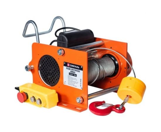 Электрическая лебедка Сибталь компакт модель JC 0.2/0.4 т, 30 м, 220 В 060 4220 0430 