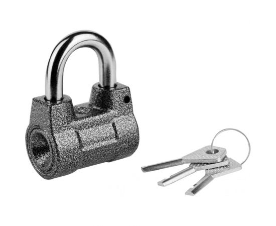 Навесной замок Зубр ВС2-4А дисковый механизм секрета 37220-4 