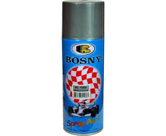Краска Bosny металлик серебряный 1580 