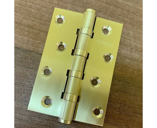 Латунная петля MORELLI цвет-мат.золото MBU 100X70X3-4BB SG 9010232 – изображение 2