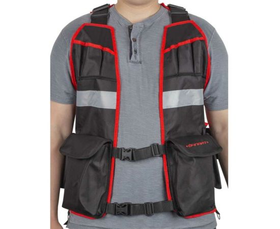 Жилет монтажника ОНЛАЙТ ota-zh04 90 206 90206 – изображение 2
