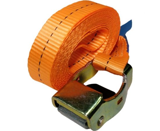 Стяжной ремень с пружинным замком UVE 600 daN, 3 м, 25 мм, оранжевый RS-25-600-3-orange – изображение 2