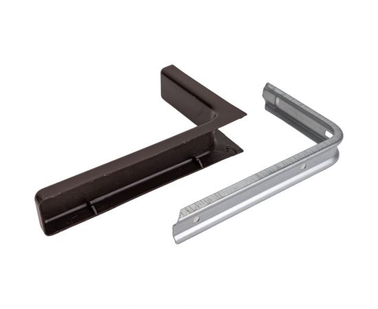 Консоль с декоративной накладкой Tech-Krep 180 мм, коричневый 1 шт. 129954 – изображение 2