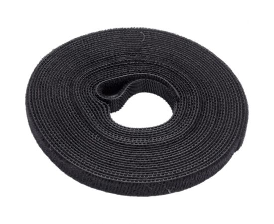 Лента (липучка) в рулоне Cabeus ширина 9 мм, длина 5 м, черная ROL-5x9-BK – изображение 2