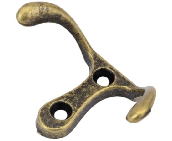 Крючок-вешалка ТУНДРА VINTAGE 002, цвет бронза, 1 шт. 4748482 – изображение 2