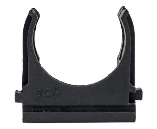 Крепеж-клипса EKF d25 мм, черная, 10 шт. derj-z-25b – изображение 3