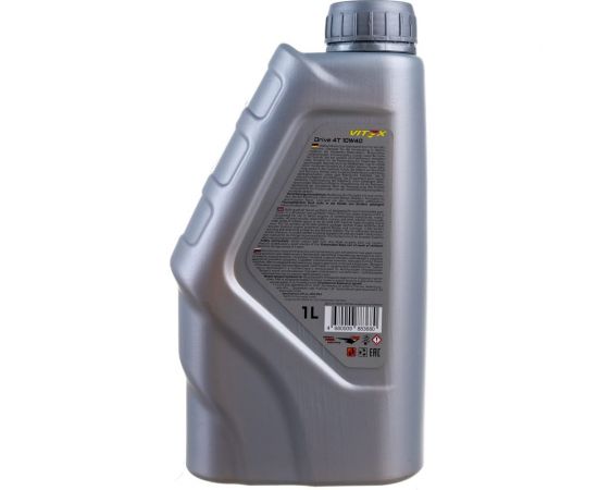 Моторное масло VITEX Drive 4T 10W40 API SL, JASO MA2 полусинт. 1л V311601 – изображение 3
